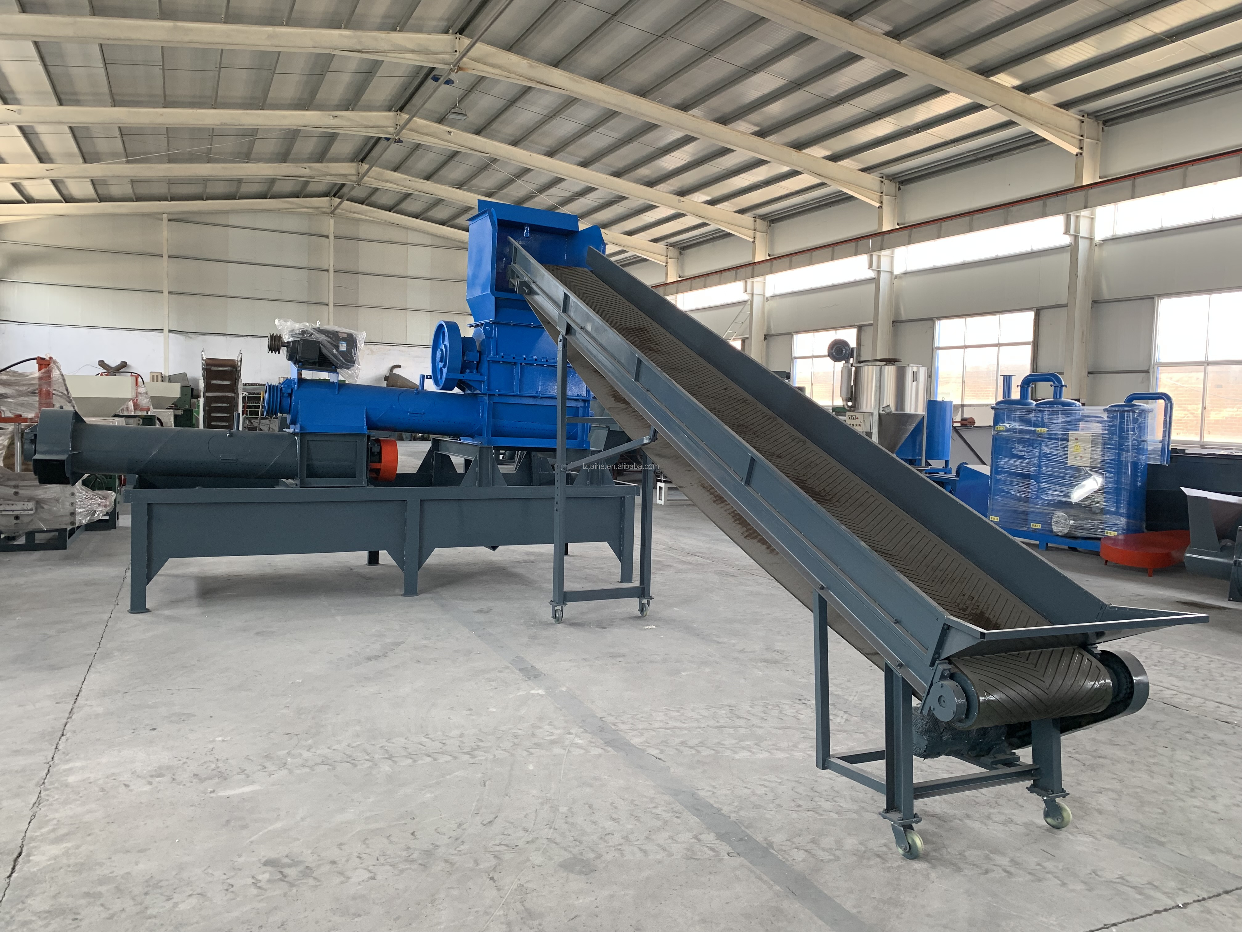 Lldpe Plastic Recycling Machinery For Waste Bottle Recycling