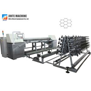 Cnc Straight And Reverse Twisted Gabion Mesh Machine