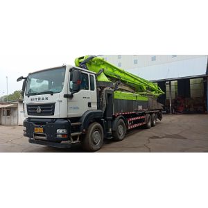 Diesel Powered Refurbished Concrete Pump Truck Four Axles RoHS