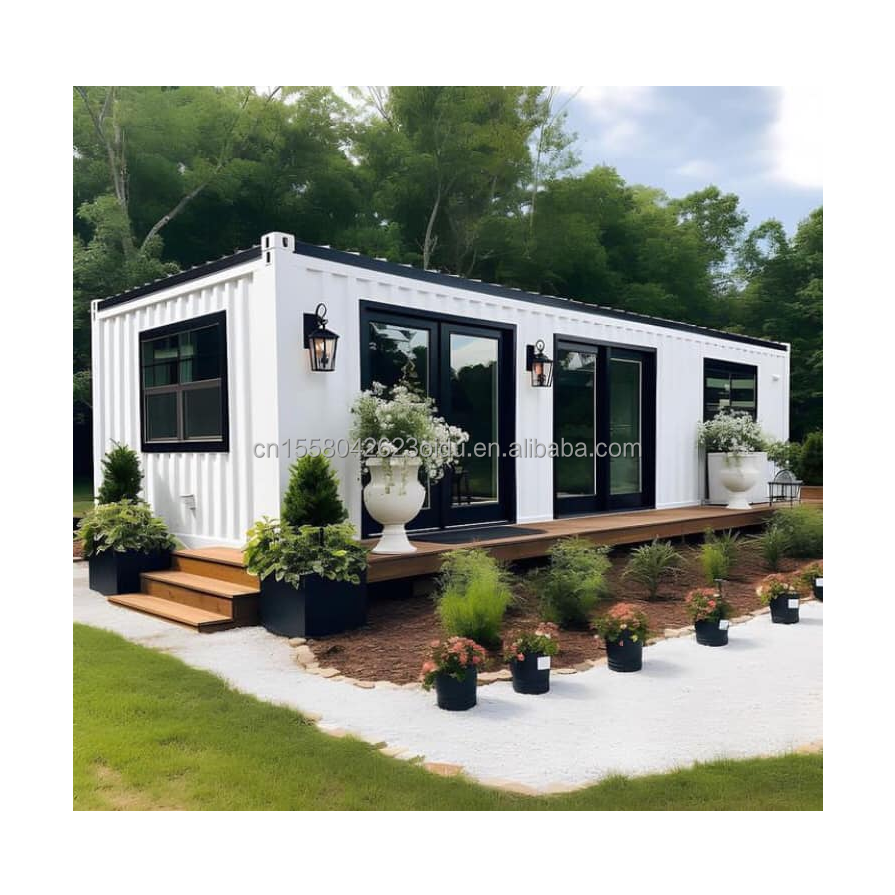40ft Easy Installation Glass Door Prefabricated Living Container Room for Hotel Accommodation