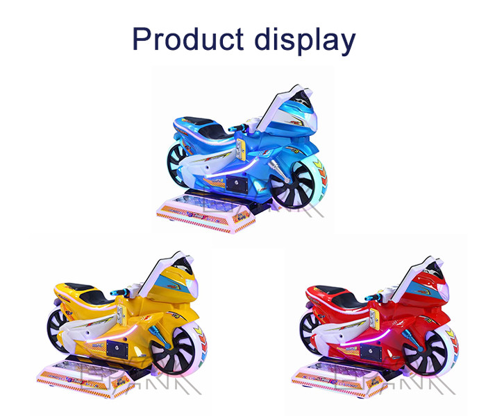 150W Motorcycle Racing Game Machine Kiddie Ride Arcade Simulator