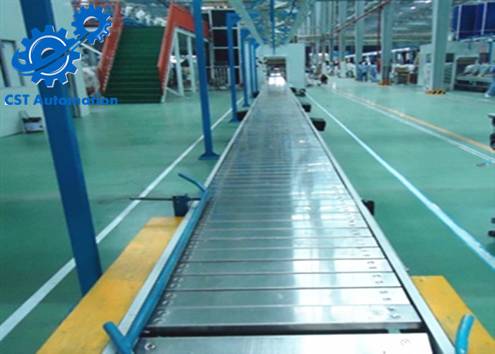 Carbon Steel Industrial Conveyor Systems 220V / 380V With Chain Belt Conveyor