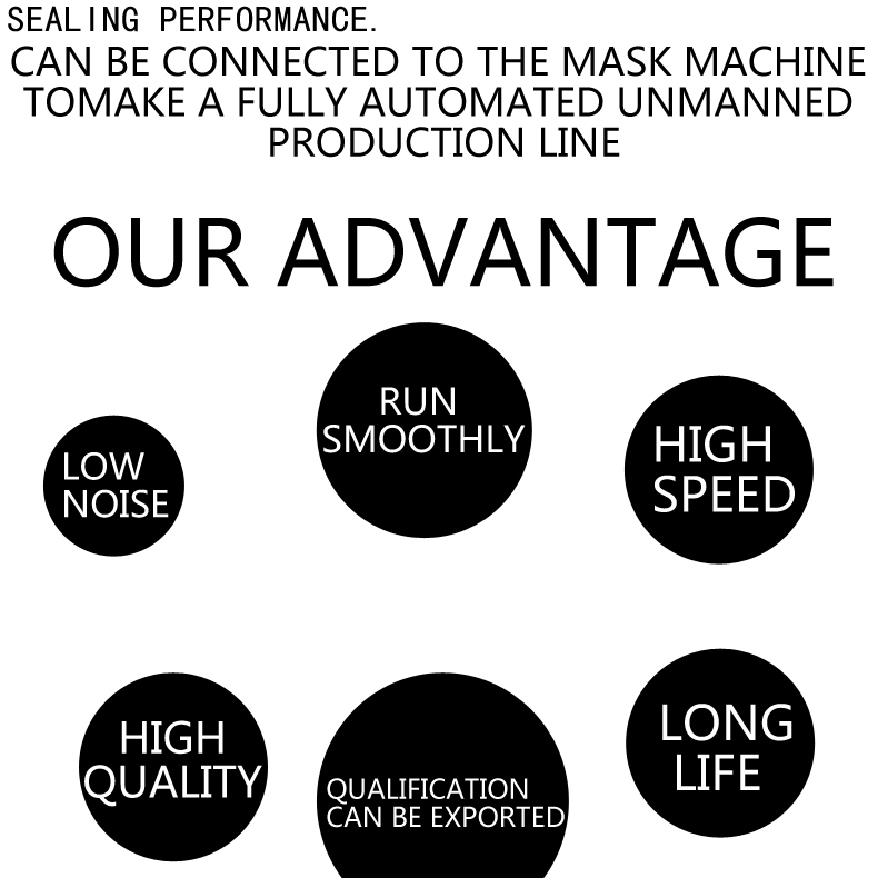 High speed 150 pcs/min medical mask packaging machine KF94 medical mask packaging machine