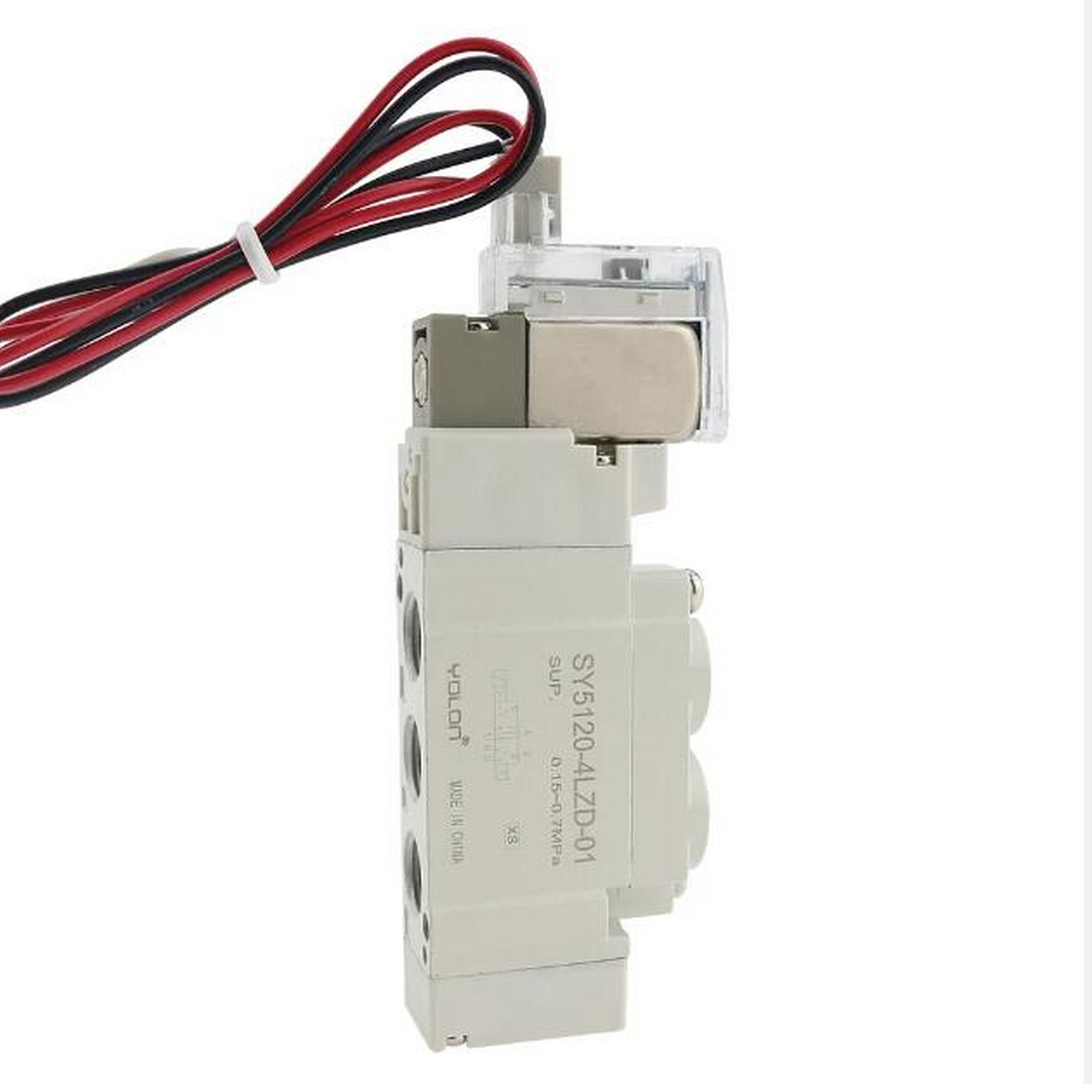 SY5420-5LZD-C8 DC24V SMC Pneumatic Solenoid Valve 3 Position Exhaust Center