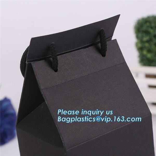 Luxury paper bags with handles Different Sizes,250gsm art paper shopping carrier bag custom printing with handle rope