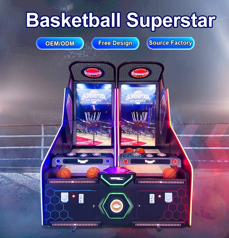 Indoor Sport Basketball Arcade Shooting Game Machine Coin Operated Arcade Basketball Shooting Machine