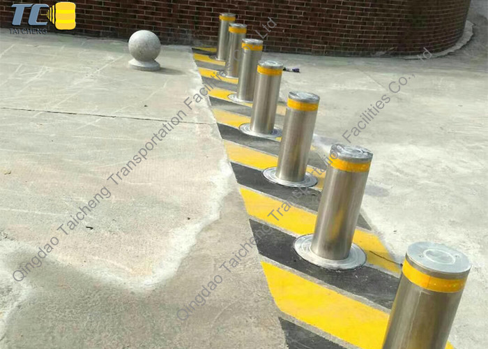 3S Fall Time Anti Corrosion Hydraulic Bollards Main Gate Entrance Security Barrier