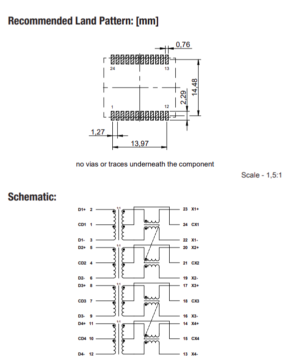 749054010 SMT Transformer  Datasheet