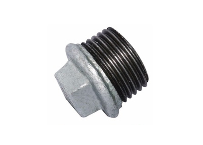 Metric Cast Fire Fighting Pipe Fittings , 1 2 Npt Pipe Plug Fitting Ansi Standard