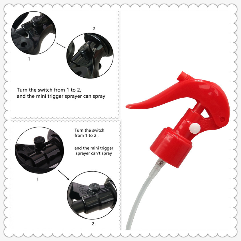 Smooth Surface Fine Mist Trigger Sprayer Durable 20/410 24/410 28/410