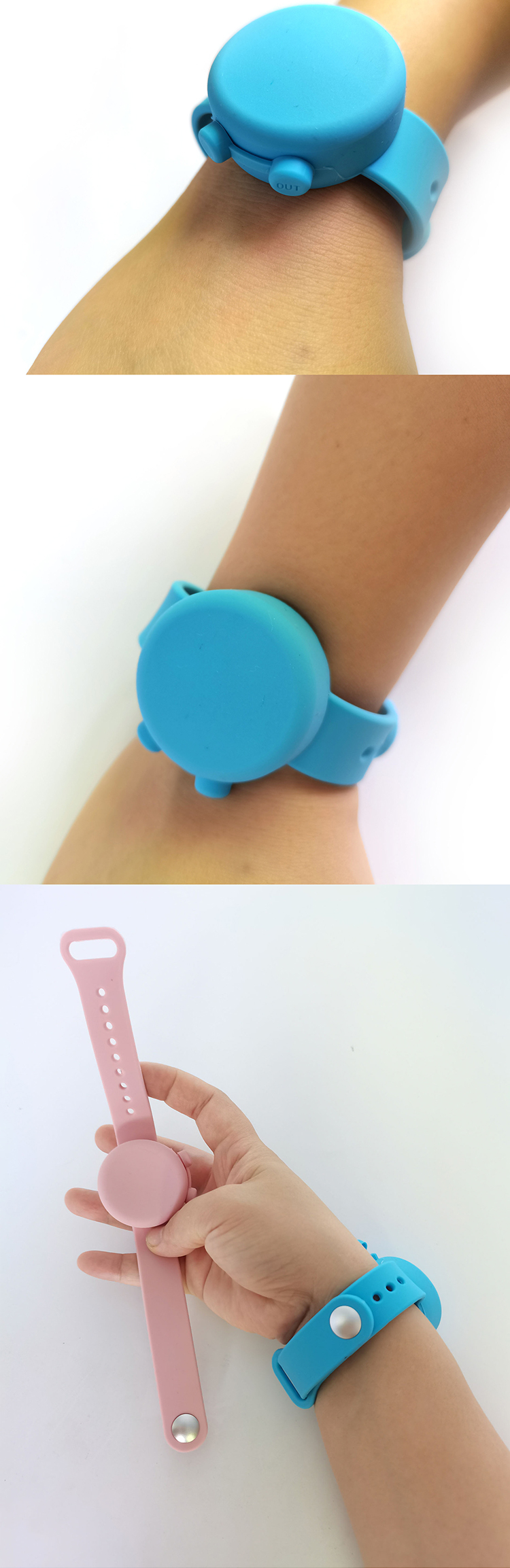 OEM Supported Classic 10ml 14g Hand Sanitizer Bracelet