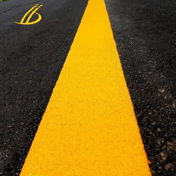 Calcium Carbonate Raw Material Used White Reflective Thermoplastic Road Marking
