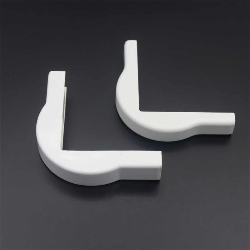 ABS Fiber Optic Plastic Accessories Cable Wiring Right Bending Angle Wall Tube Cable Clip