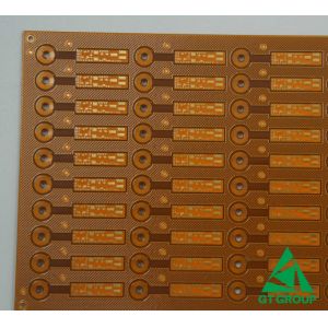 4 Layer Flexible PCB Board 0.28mm Polymide Materail 3/3mil Line Width EING