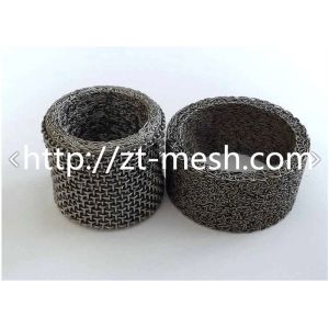Customized Thickness Knitted Wire Mesh Screen In Brass Material