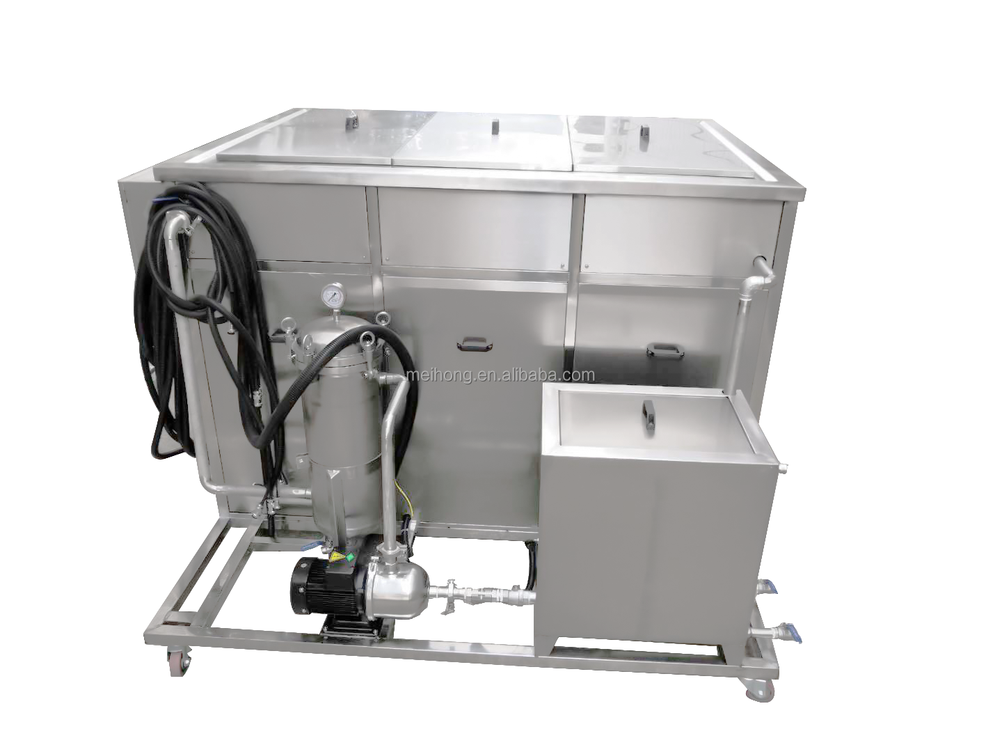 360L Engine Parts Ultrasonic Engine Cleaner Industrial Ultrasonic Tank