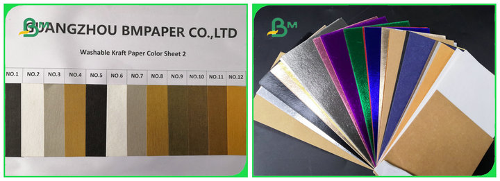 Colorful Natually Degradable Washable Kraft Paper For Making Bag and DIY Bag