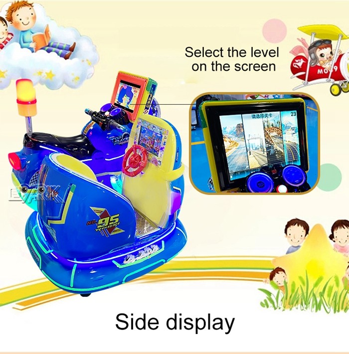 Two Seat Motorcycle electric Kids Motorcycle Kids Swing Kiddie Rides Game Machine