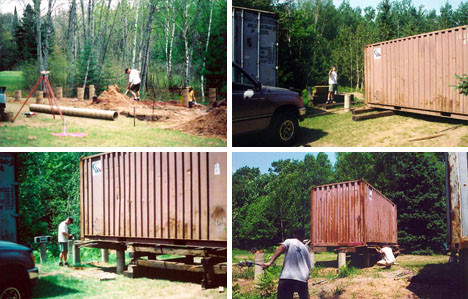 75mm Roof Metal Column 3mm Modular Prefabricated Shipping Containers