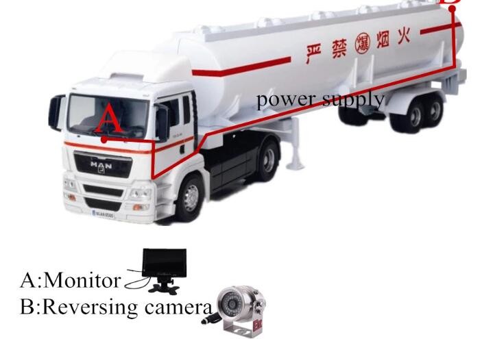 Night Vision GPS Mobile DVR Monitoring Car Security Camera For Oil Tank Truck