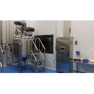 Capsule Gelatin Melting Tank With Bottom RTD Sensor weight gauge , control panel