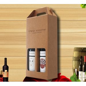 China Foldable and easy carrie wine carton box on sale