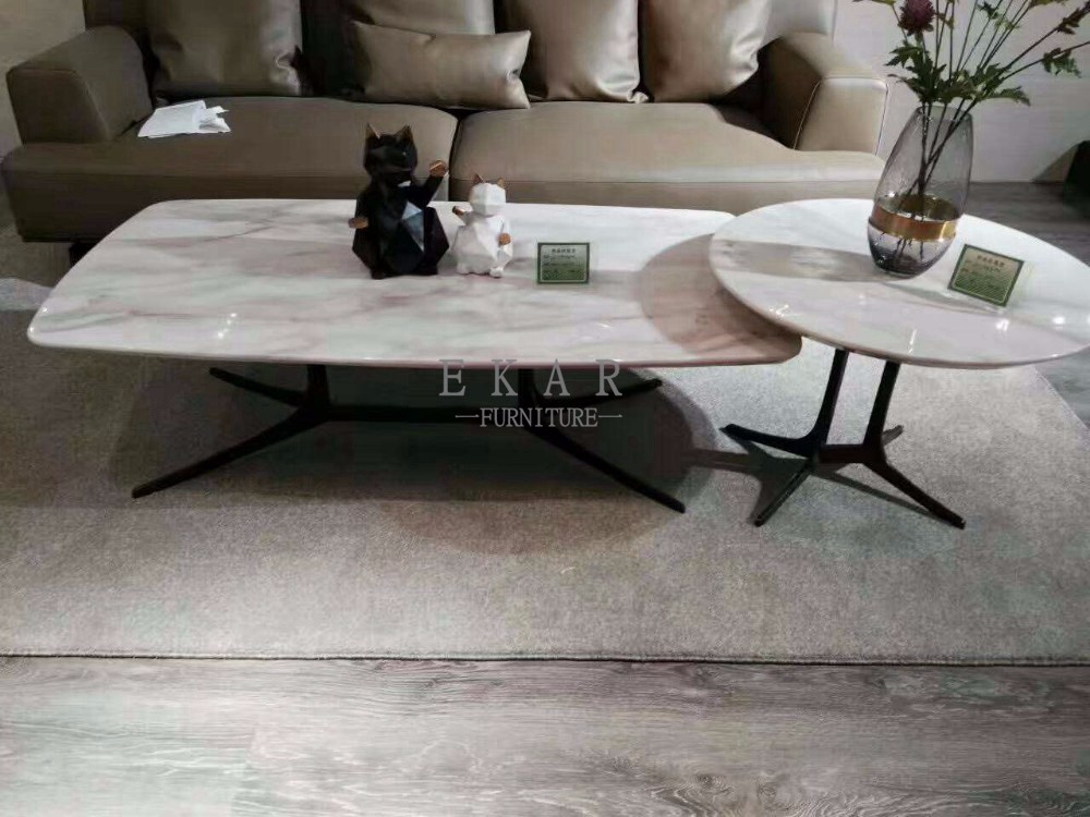 Northern European Simple Style Modern Marble Coffee Table ZZ-ZC1711