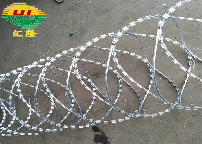 ASTM Bto-22 barbed concertina wire 700mm Galvanized Steel Barbed Wire