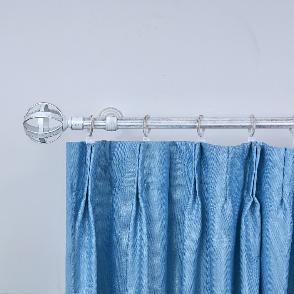 Wavy Pipe Curtain Rods Single Bracket 19MM Diameter 0.6mm Thickness