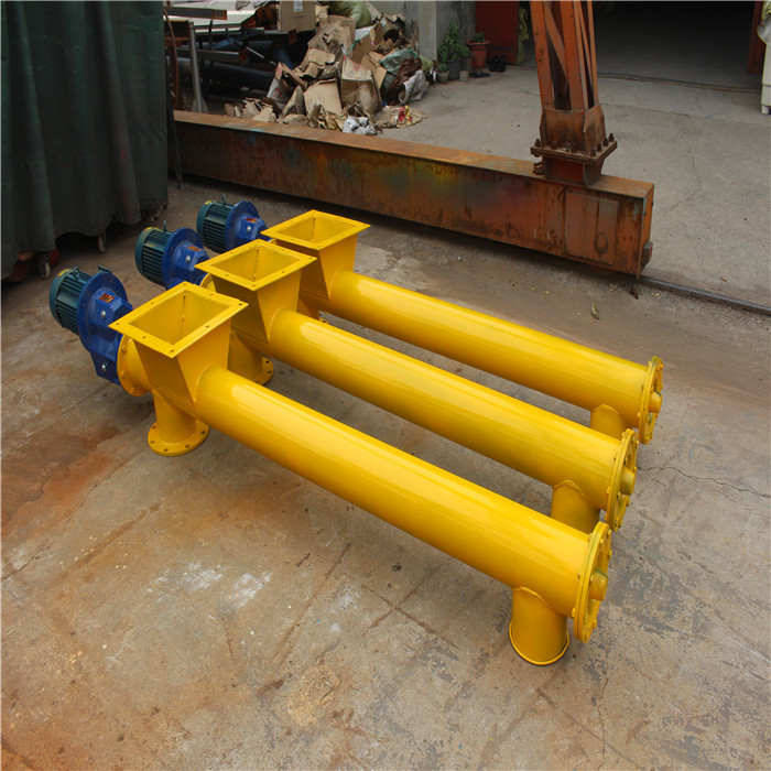Spiral Carbon Steel 200t/H Screw Conveyor For Small Particles
