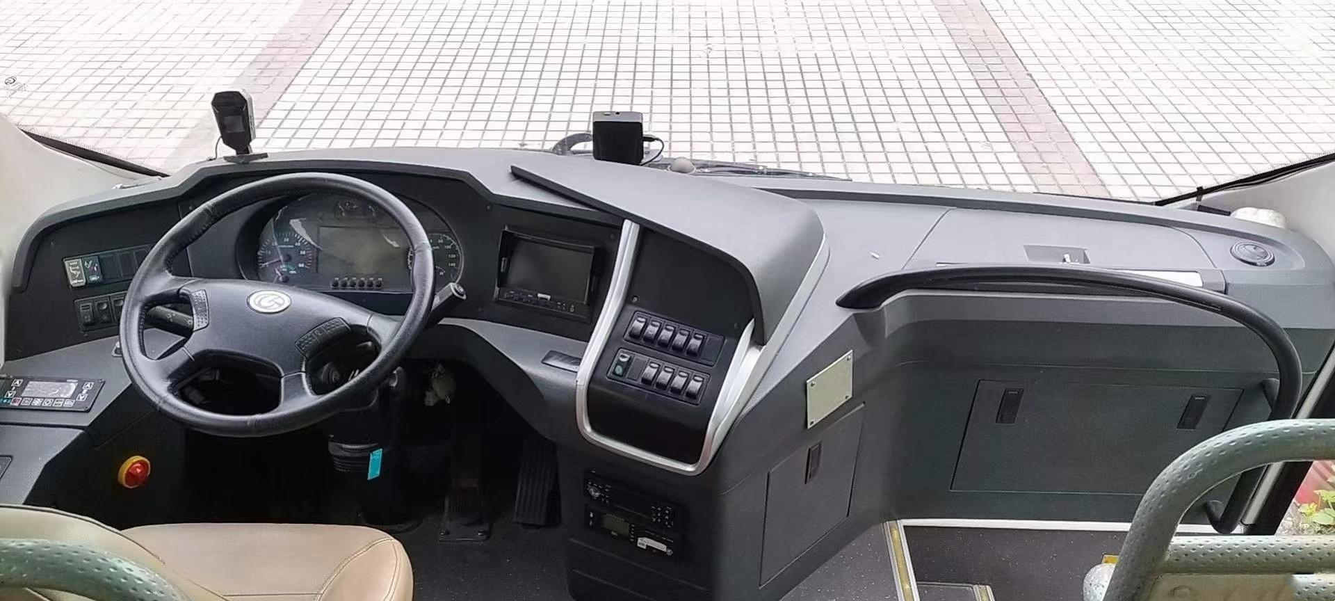 Electric GTZ6112 Used Coach 48 Seats Buses Left Hand Drive Luxury Sleeper Bus