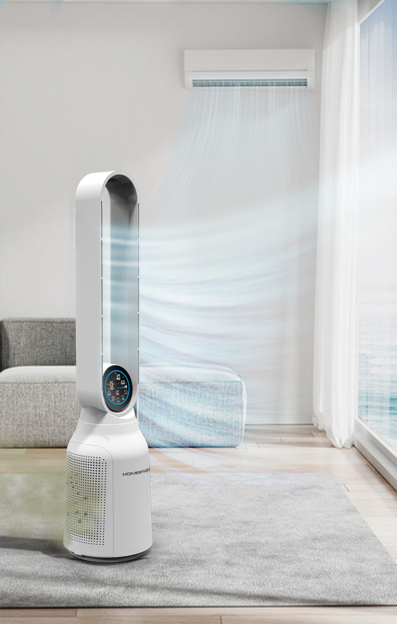 Homefish Luftreiniger Household Air Purifier With Bladeless Purification Fan OEM