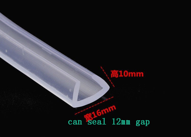 Transparent Car Door Edge Clear U Shape Glass Edge Trim Protector for Welding Service