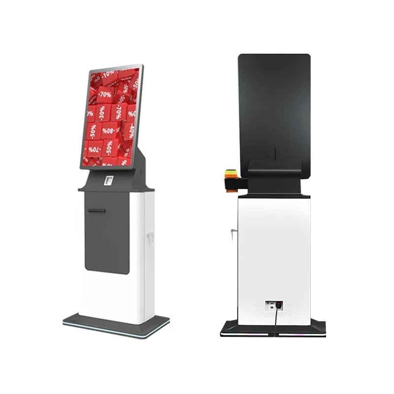 Hotel Self Service Kiosk Machine for Card Dispensing and Cash Receiving