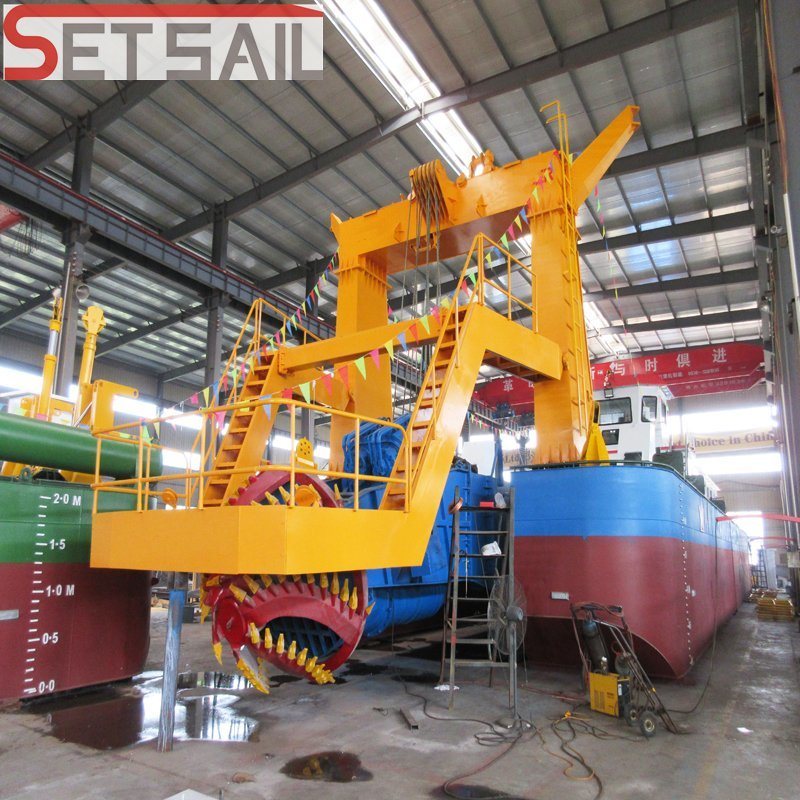 Diesel Engine Sand Dredging Barge/Cutter Suction Dredger