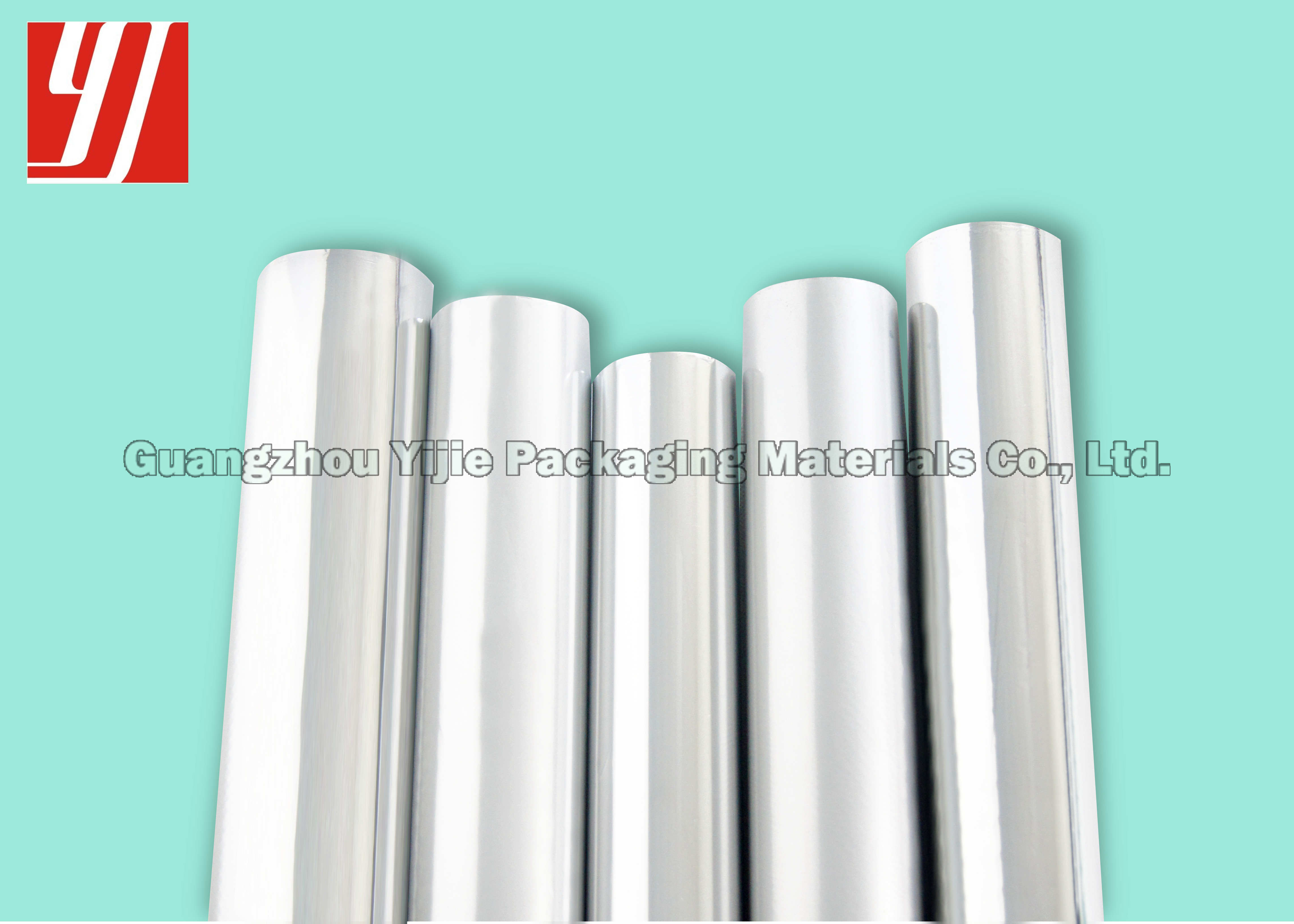 Gloss Silver Hot Stamping Foil For Plastic VC PS PP PA PC ABS ASA PE PMMA