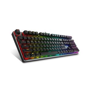 104 Keys Mechanical Gaming Keyboard , Alloy Backlit RGB Mechanical Keyboard