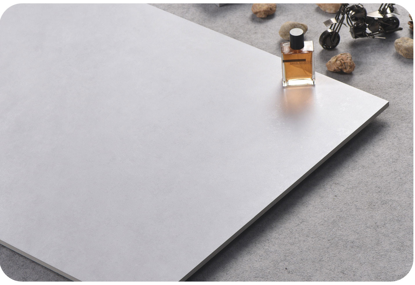 Non-Slip Light Grey Outdoor Floor Durable Tiles And 600x1200mm Soft Glazed Porcelain Tile For Living Room