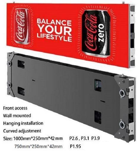 Indoor LED Advertising Screen P2.6 High Resolution LED Panel Display for Supermarkets