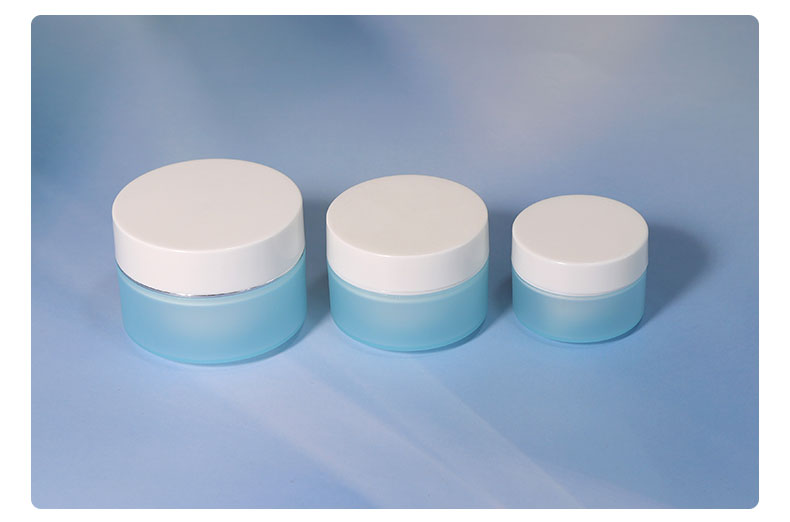 Custom Round Plastic Type PP 30 50g Matte Empty Eye Facial Luxury Cream Jars for Face Cream Skincare Lotion Packaging