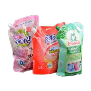 Liquid Premade Pouch Packing Machine Rotary With Paste Filler