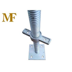  24&quot; Scaffold Screw Jack Adjustable Leveling Galvanized Finish Manufactures