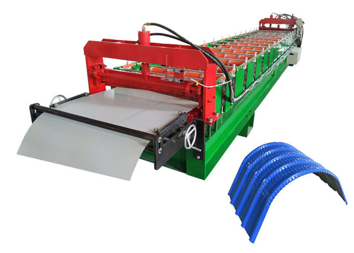 trapezoid roof panel cold Sheet Metal Roll Forming Machines add crimping
