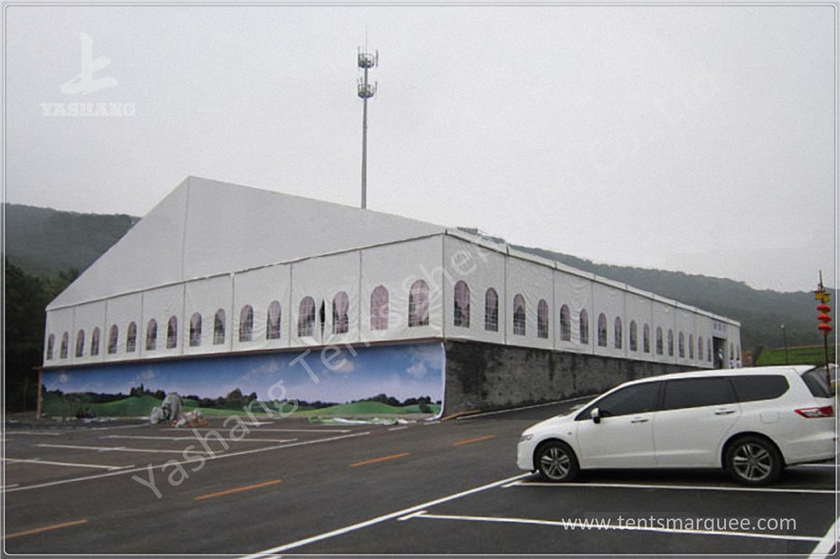 Training 3M Large Shade Gazebo Canopy Tents With Sidewalls / Transparent PVC Windows