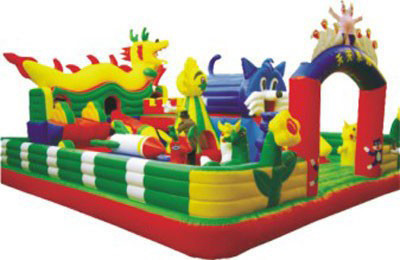 18oz Inflatable Amusement Park Jumping Castle Bouncer Ground Games
