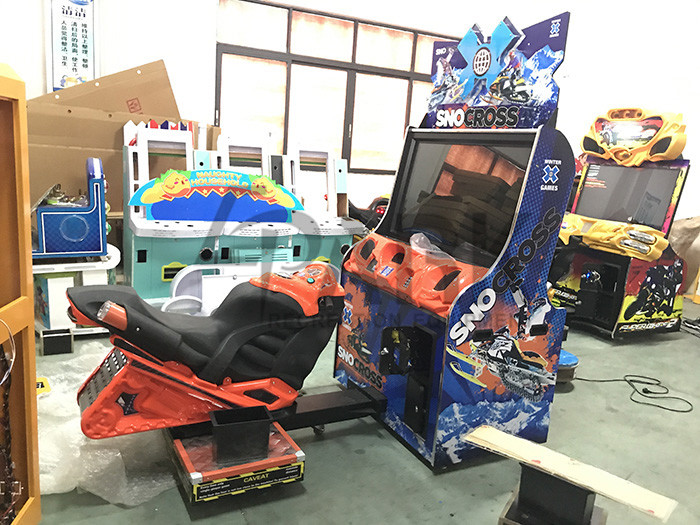 Amusement Park Arcade Racing Simulator Video Game Machine For Fun