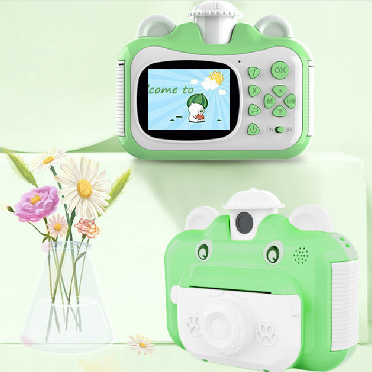 1080P HD Digital Portable Kids' Camera With Thermal Print With 1200mAh Battery