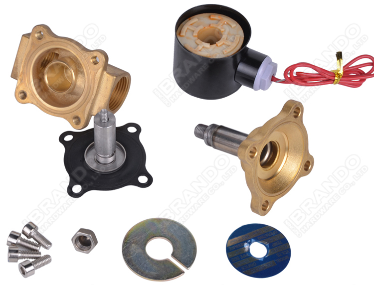 2S250-25 1 Inch 2 Way NC Stainless Steel Water Solenoid Valve 24V 220V