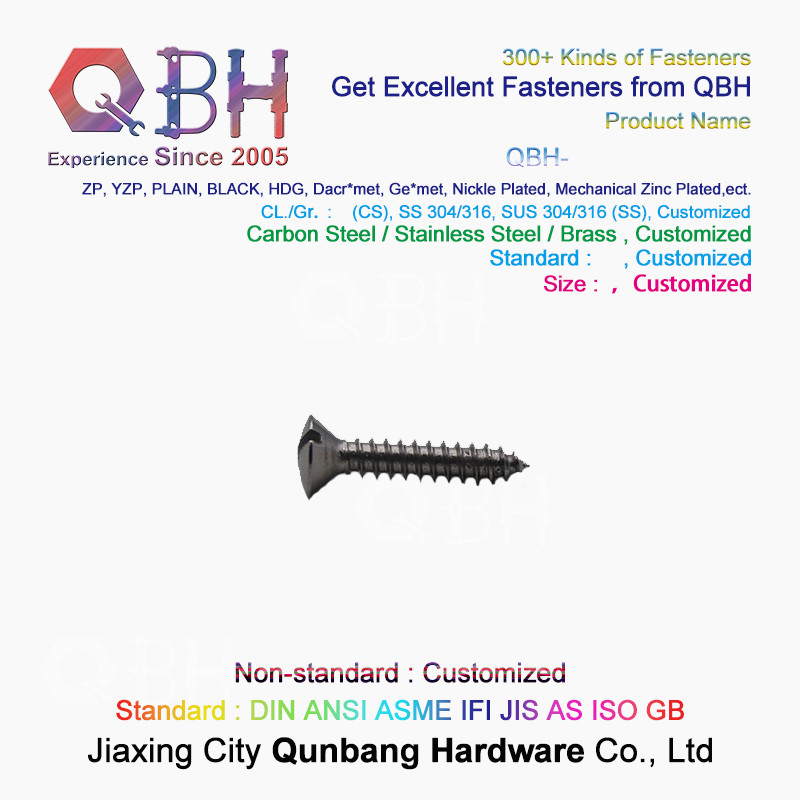Self Tapping Cross Countersunk Head Screws M3-M5 304 Stainless Steel