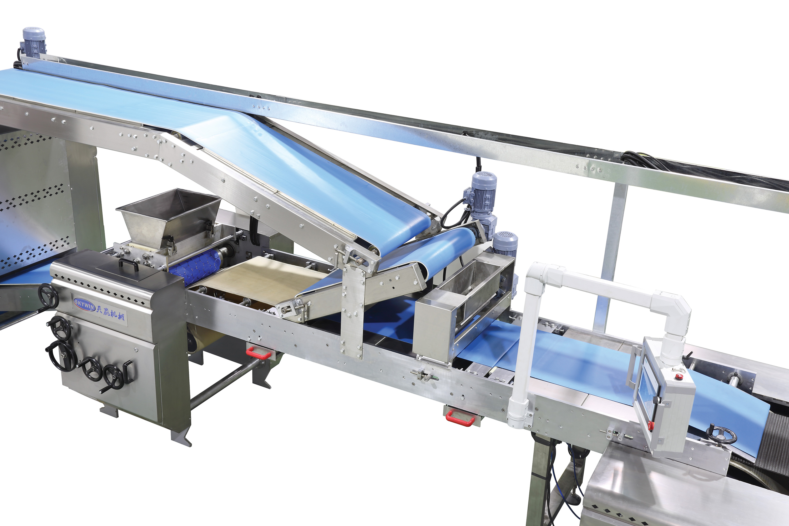 Siemens Touch Screen Small Scale Complete 400mm Biscuit Making Plant